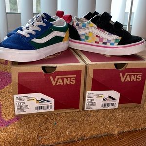 Toddler Size 7c Vans - 2 Pair for 1!!